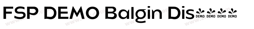 FSP DEMO Balgin Dis字体转换